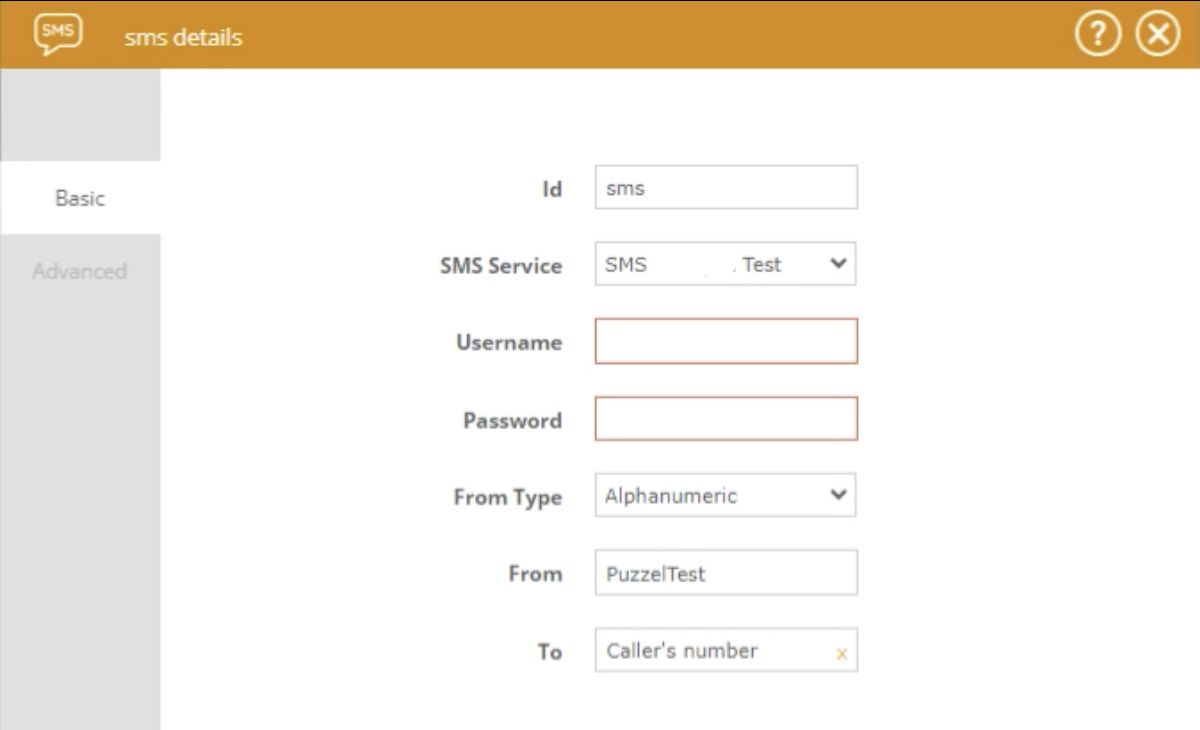 Puzzel SMS Module